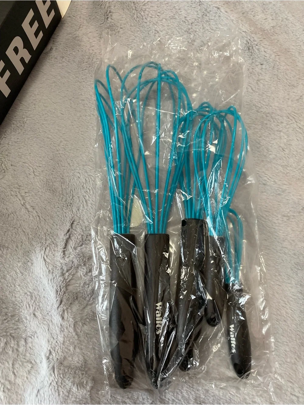 Wolfs Whisk heavy duty silicon whisk 5 piece set